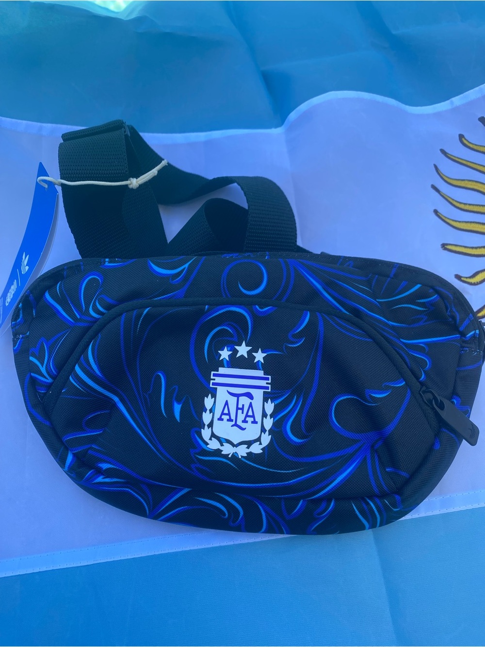 AFA Argentina Crest Black & Blue Waist Bag
